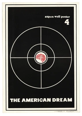 $4500 • Buy Hunter S Thompson / American Dream Aspen Wall Poster No 4 Signed 1st Ed 1970
