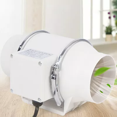 220 CFM 4” Inline Duct Ventilation Fan Bathroom Kitchen Vent Exhaust Air Blower • $38.95