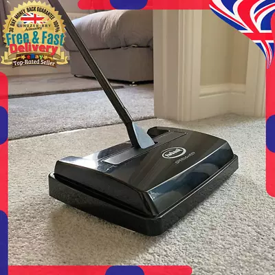 £23.46 • Buy Manual Carpet/Rug Floor Speed Sweeper/Duster Cleaner Cordless Black 525