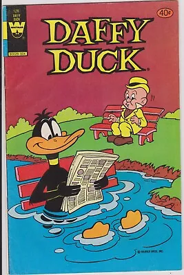 Daffy Duck Issue #128 Comic Book. Elmer Fudd. Warner Bros. Cartoon. Whitman 1980 • $1.99