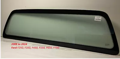 Fits 2008-2016 Ford F250 F350 F450 F550 F650 Rear Window Back Glass Stationary • $119.99