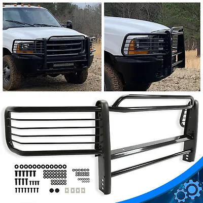 $207.90 • Buy For 99-07 Ford F250-F550 SD/Excursion Bumper Brush Grille Guard Protector Black