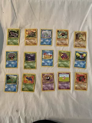 $35 • Buy Lot Of 15 Beautiful Pokemon 1st Edition Fossil Mint Condition