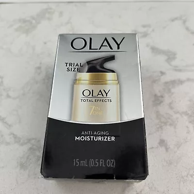 Olay Total Effects 7-In-One Anti-Aging Moisturizer 15ml .5fl.oz TRIAL SIZE NEW • $11.75