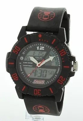 Coleman Men's 40825 Ana Digi Dual Time Sport Watch Water Resistant New In Box • $26.99