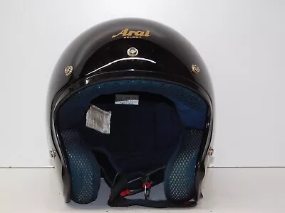 Arai Classic E Black Open Face Motorcycle Bike Helmet L 7 1/4 - 7 3/8 Snell DOT • $49