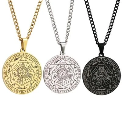 $3.90 • Buy Metatron Cube Seven Archangel Pendant Sacred Geometry Seal Of Solomon Pendant