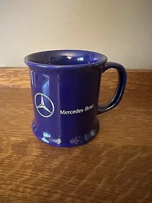 MERCEDES BENZ LOGO Dark Blue COFFEE MUG CUP BLUE  PRE-OWNED • $18.99