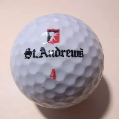 St. Andrews Logo Golf Ball Great For Any Vintage Collection! • $3