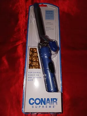 Conair Supreme Spiral Curls 3/4 Inch Curling Iron 2 Heat Settings Model CD35N 20 • $12