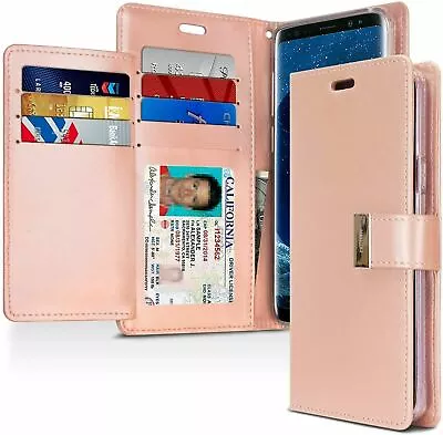 Flip Leather Cover Wallet Case For Samsung S10/ S10 Plus S9/ S9 Plus S8/ S8 Plus • $12.99