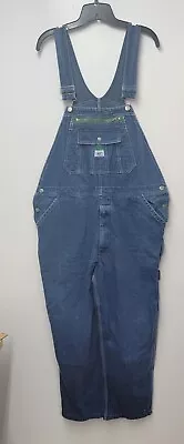 Vintage Liberty Overalls Bib Men’s 38x30 Denim Farmer Carpenter Workwear • $28.99