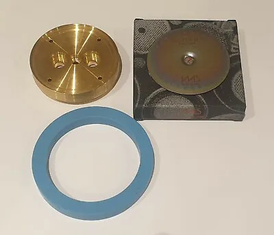 £48.99 • Buy Gaggia Classic Brass Dispersion Plate, Shower Screen 54.5/55mm & Silicone Gasket
