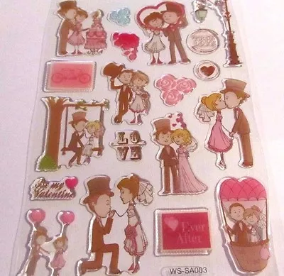 £8.99 • Buy 10x Wedding Stickers-Invitation&Anniversary Card Making/Hen Night/Engaged/Love