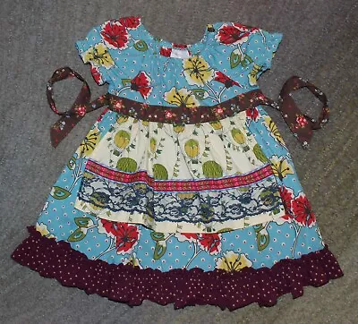 Matilda Jane (Paint By Numbers) Homegrown Peasant Dress - Size 2 - EUC • $17.99