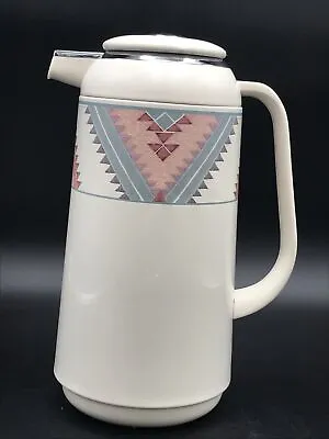 Mikasa Santa Fe Intaglio Hot/cold Tea Coffee Insulated Thermos • $22