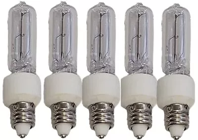 JD 100 Watt Light Bulbs - 120-130V E11 Mini-Candelabra Base Pack Of 5 • $13.95