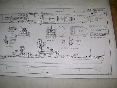 USS BAINBRIDGE  DLGN    Boat Model Boat Plans • $17.76