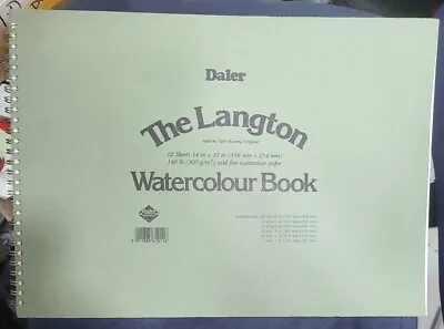 Daler The Langton WaterColour Spiral Book 14in X 10in 300gsm • £16.50