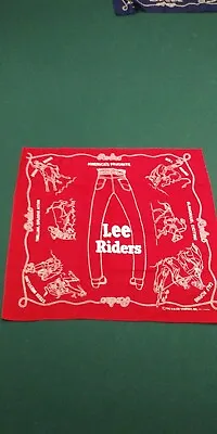 Vintage Lee Riders Jeans Rodeo Bandana Cowboy Western Rare • $85