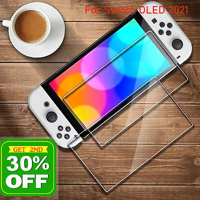 2x Tempered Glass Screen Protector Compatible With Nintendo Switch OLED 2021 • $6.96