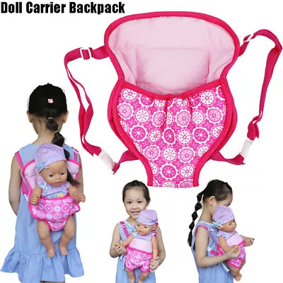 Baby Doll Carrier Backpack Accessories Front Back Sleeping Bag Girl Straps 15-18 • $14.84