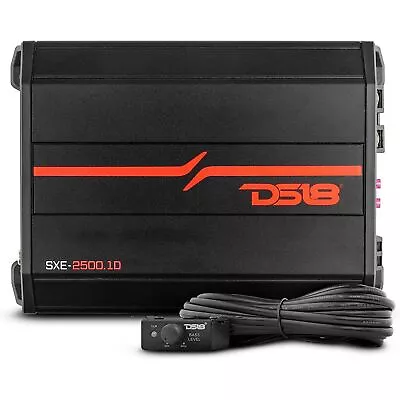 Ds18 Sxe-2500.1d/bk/rd Car Audio 2500w Max Monoblock Subwoofer Class-d Amplifier • $199.99