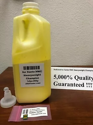 Yellow Toner Refill For Use In Xante HWC Heavyweight Champion HWC + Yellow Chip • $89.99