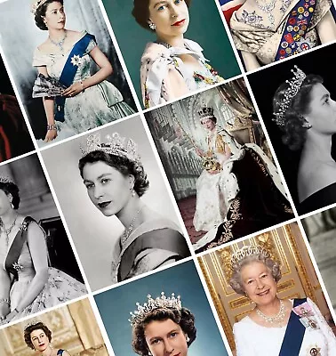 HM The Queen Elizabeth  Poster Art Prints A4 A3 - Buy 2 Get 2 FREE! • £7.99