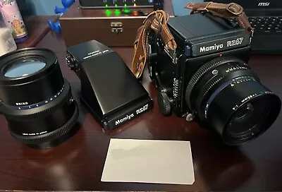 Mamiya RZ67 Pro With Lenses AE Finder And More. • $1300