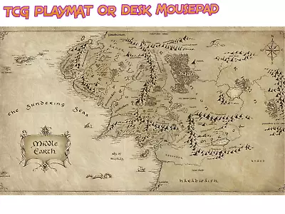 Middle Earth Lord Of The Rings TCG Mat Or Mousepad LOTR MTG Mat • $38.20