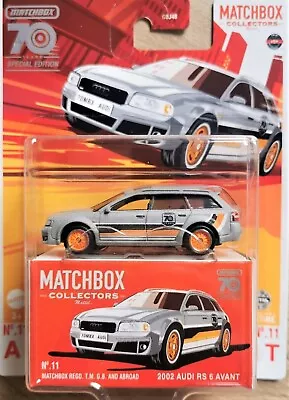 AUDI RS 6 AVANT 2002 (70 Years)  - Matchbox Collectors Range - 1:64 SCALE • £8.50