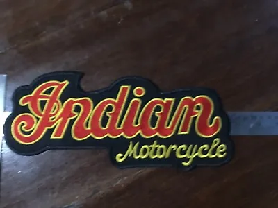 Indian Motorcycles LIVE-TO-RIDE-EMBROIDERD-BACK-PATCH BIKER ROCKER VEST PATCH • $39.99