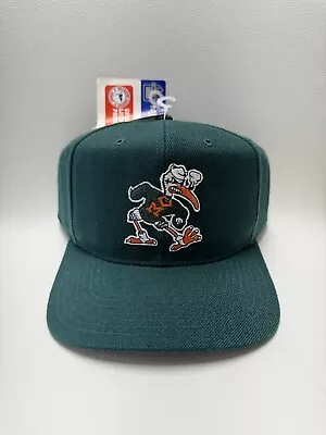 NWT Vintage NCAA Miami Hurricanes SnapBack Hat • $70