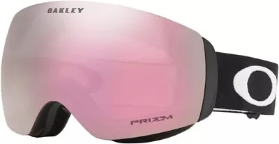 Oakley Flight Deck M Snow Goggle Matte Black Strap/Prizm Snow Hi Pink Lens • $125