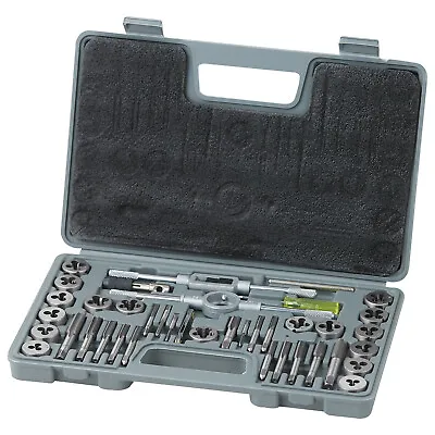 $29.99 • Buy VEVOR Tap And Die Set 40Pcs SAE Size NC/NF/NPT Bearing Steel Threading Tool