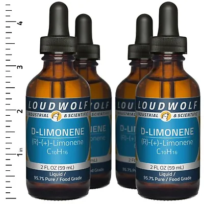 D-Limonene 8 Fl Oz Total (4 Bottles) Food Grade Liquid USA SELLER • $37.49