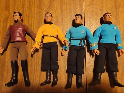 Vintage Star Trek 1974 Mego 8” Jointed TV Show Action Figures Lot Of 4 • $110