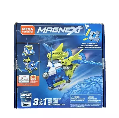 Mega Construct Magnext 3 In 1 Mag Rockets Magnetic Building Set Read • $18