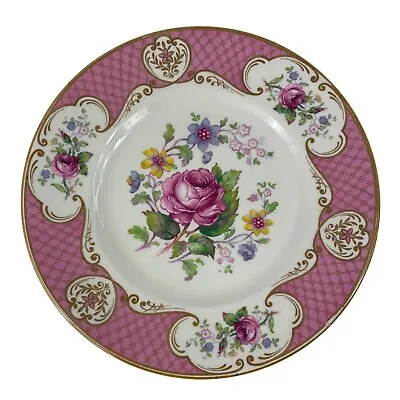 Staffordshire Rose Pink By Myott Staffordshire 8  Salad Plate • $29.99