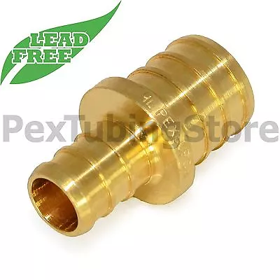 (25) 1/2  X 3/4  PEX Couplings - Brass Crimp Fittings LEAD-FREE • $37.80