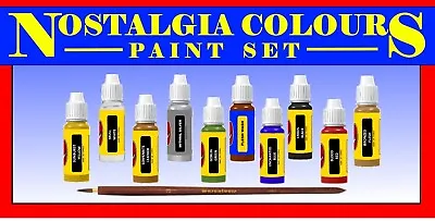 Nostalgia '94 Oldhammer Warhammer Colour Paint Set - 10 Bottles By Warcolours • £41.94