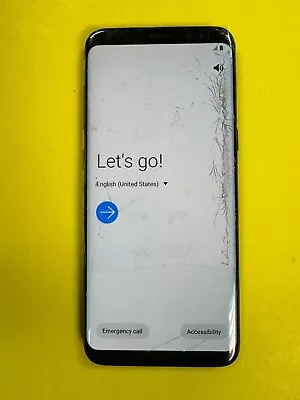 Samsung Galaxy S8 SM-G950W - 64GB - Gray (Unlocked) - Cracked Glass • $40