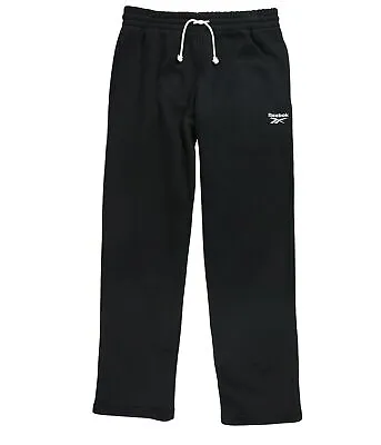 Reebok Mens Identity Fleece Athletic Trouser Pants Black Medium • $33.38