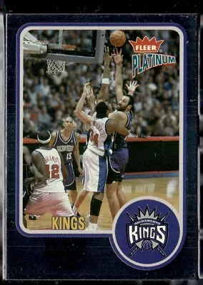 Vlade Divac 2002 Fleer Platinum **silver** - Sp -  /100 !! 🔥🔥 Kings • $1.99