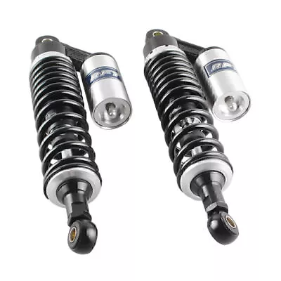 13.5  340mm Air Shock Absorbers Suspension For Yamaha VMAX Honda CB 500 Silver • $127.29