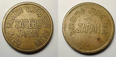 CAMP MOWER OFFICERS CLUB Military Token SEEBURG JUKEBOX Sasebo JAPAN • $29.99