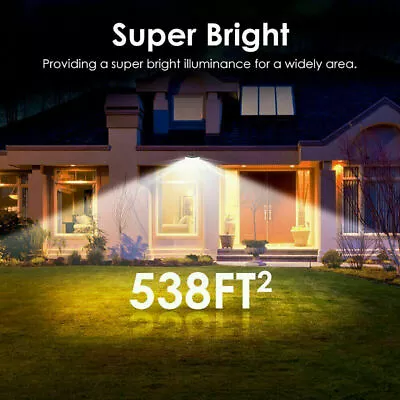 Waterproof 100 LED Solar Powered Light Outdoor PIR Motion Sensor Garden Security • $17.99