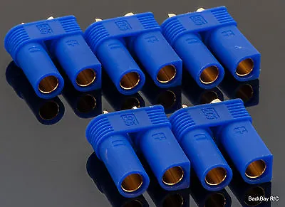 5 Pack: EC5 Female / 5MM Bullet Connectors Pre-Installed In Plastic Housing • $8.49