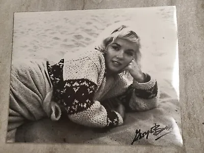 Marilyn Monroe SIGNED George Barris ORIGINAL Photo Last Sitting Sweater Beach  • $2000